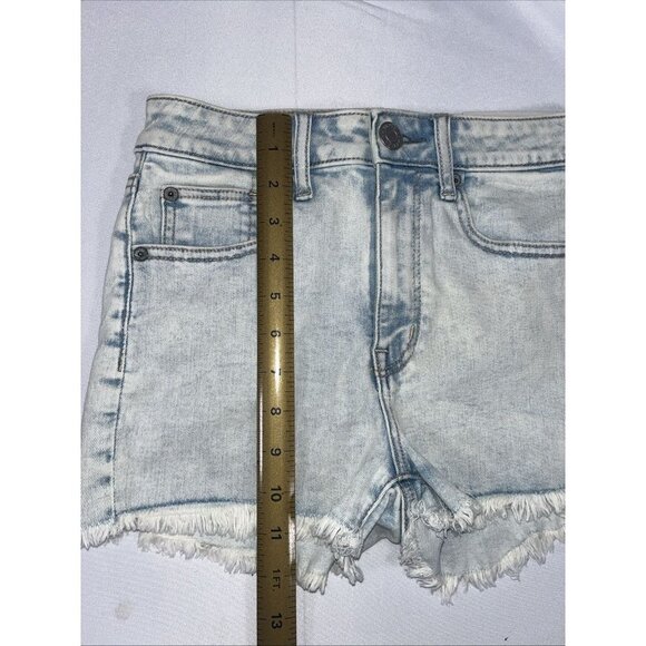 AMERICAN EAGLE SUPER HI-RISE SHORTIE WOMEN'S SHORTS SIZE 2 NWT - Picture 5 of 7